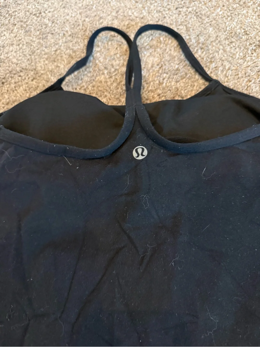 lululemon athletica Black Halter Neck Tank Top